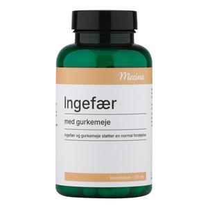 Mezina Ingefær med Gurkemeje - 120 tabl.