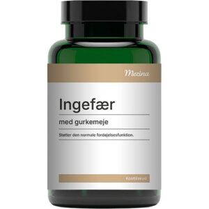Mezina Ingefær med Gurkemeje, 120tab.