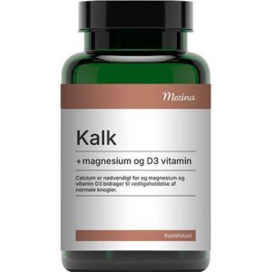 Mezina Kalk med Magnesium og D3-vitamin, 180tab.