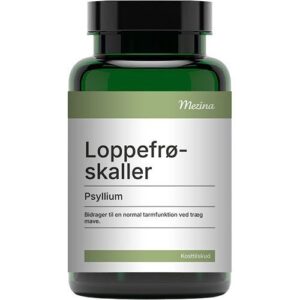 Mezina Loppefrøskaller Psyllium kapsler - 180 kapsler