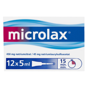 Microlax Rektalvæske OPL 9+90MG/ML (12 x 5 ml)
