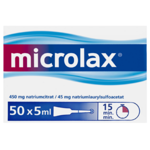 Microlax Rektalvæske OPL 9+90MG/ML (50 x 5 ml)