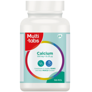 Multitabs Kalk 500 mg + D3 Tabletter (150 stk)