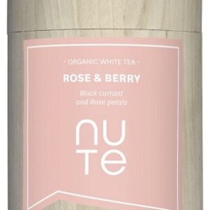 NUTE Hvid te Rose & Berry Ø, 100g.