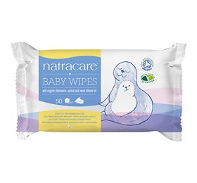 Natracare baby vådservietter 50 stk