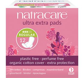 Natracare bind REGULAR ultra extra 12 stk.