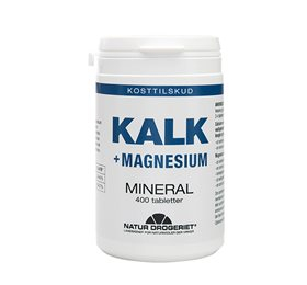 Natur Drogeriet Kalk + magnesium • 400 tab.