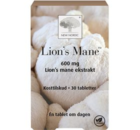 New Nordic Lion's Mane 600 mg. 30 tab.