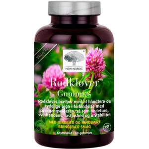 New Nordic Rødkløver Gummies 60 stk - 3 for 267,-