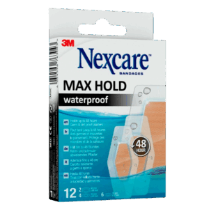 Nexcare Max Hold Vandtætte Plastre (12 stk)