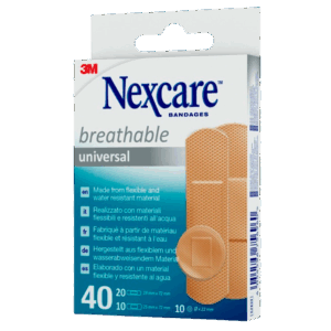 Nexcare Universal Åndbare Plastre (40 stk)