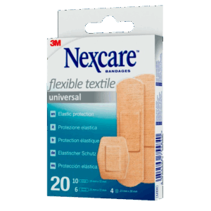 Nexcare Universal Flexible Tekstilplastre (20 stk)