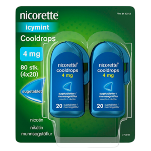 Nicorette Cooldrops - Sugetabletter 4mg (80 stk.)