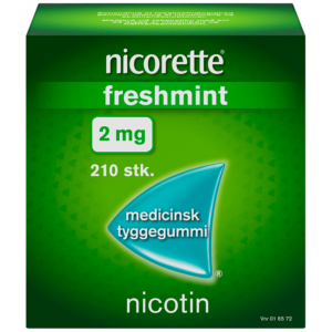 Nicorette Freshmint Medicinsk Tyggegummi 2MG (210 stk)