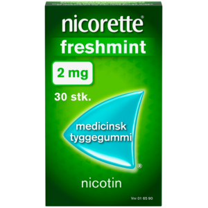 Nicorette Freshmint Medicinsk Tyggegummi 2MG (30 stk)