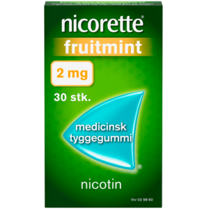 Nicorette Fruitmint Tyggegummi 2 mg (30 stk)