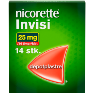 Nicorette Invisi Nikotinplaster 25 mg (14 stk)