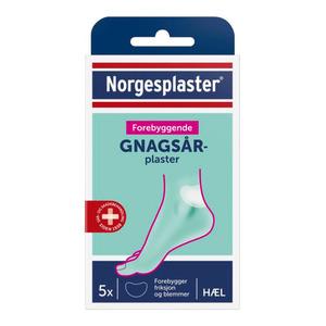 Norgesplaster Forebyggende Gnidsårplaster Hæl - 5 stk.