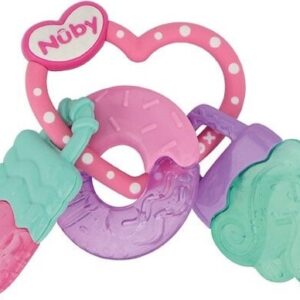 Nuby - Icy Bite Sweets Bidering Pink/turkis/lilla + 3m