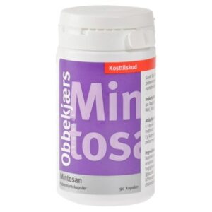 Obbekjærs Mintosan 200 mg - 90 kapsler