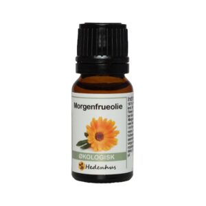 Økologisk morgenfrueolie 10 ml - Beroligende, til hudpleje og hår - Hedenhus