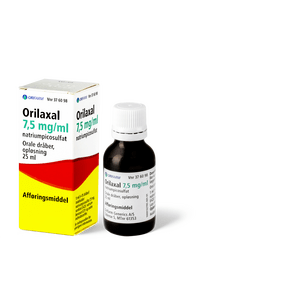 Orilaxal orale dråber 75 mg/ml - 25 ml.