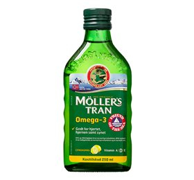 Orkla Møllers Tran med citrus omega 3 • 250ml.
