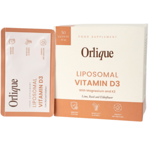 Orlique Liposomal Vitamin D3, K2 & Magnesium (30 breve)