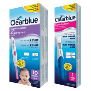 Pakketilbud - Clearblue digitale ægløsnings- & graviditetstest