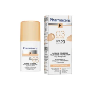 Pharmaceris F Intensivt dækkende foundation, SPF20, Bronze 03, 30ml.