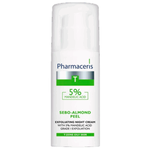 Pharmaceris T Sebo-Almond Peel Exfoliating Night Cream W. 5% Mandelic Acid (50 ml)
