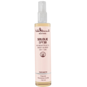 Pudderdåserne Sololie SPF30 150 ml.