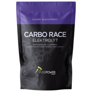 PurePower Carbo Race Elektrolyt Solbær (1 kg)