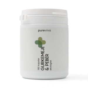 Pureviva Gurkemeje & Peber Ø (180 kaps)
