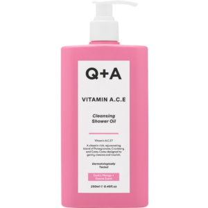 Q+A Vitamin ACE Shower Body Oil (250 ml)