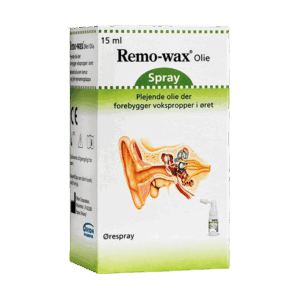 Remo-wax Olie Ørespray (15 ml)