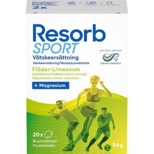Resorb Sport Hyldeblomst-Limesmag - 20 tabletter