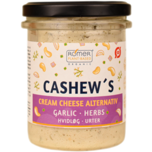 Rømer Vegan Cashew´s Cream Cheese Hvidløg & Urter Ø (180 g)