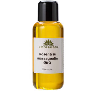 Rosentræ massageolie - Urtegaarden - 100ml - Økologisk