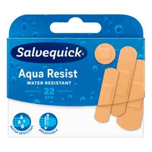 Salvekvick vandskyende plaster - 22 stk