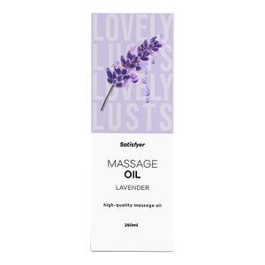 Satisfyer massageolie, Lavender - 250 ml.
