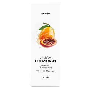 Satisfyer vandbaseret glidecreme, Mango & Passion - 300 ml.