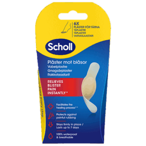 Scholl Blister Plasters Toes (6 stk)