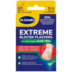 Scholl Extreme Blister Plasters with Aloe Vera (5 stk)
