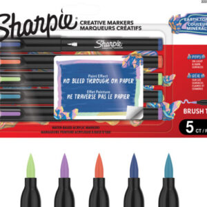 Sharpie - Creative Akryl 5-blister - Earth Tones - Penselspids