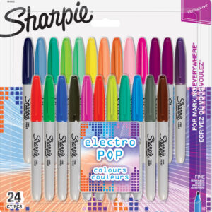 Sharpie - Permanent Marker Fine Electro Pop 24-blister (1940862)
