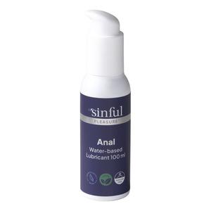 Sinful Anal Water-Based Lubricant - 100 ml.