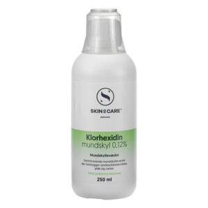 SkinOcare Klorhexidin mundskyl 0,12% - 250 ml.