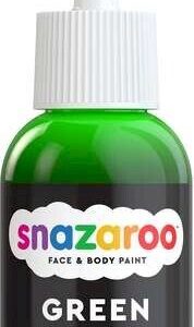 Snazaroo - Zombie Blod - Grøn Sminkefarve - 50 Ml