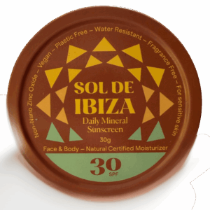 Sol De Ibiza Daily Mineral Sunscreen SPF30 Mini Size (30 g)